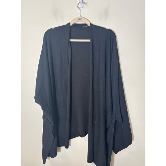Alfani Black Long Sleeve Knit Cardigan Sz L - Picture 1 of 2